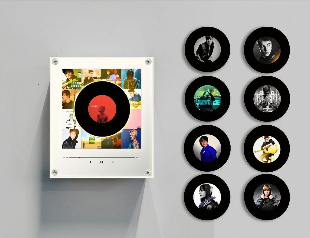 Customizable NFC Refrigerator Night Light with Music Player