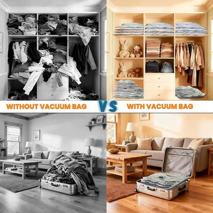 Vacuum Compression Storage Bags Travel Set
