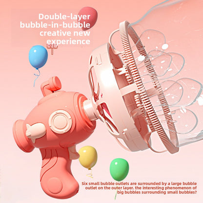 Handheld Electric Bubble Machine for Children