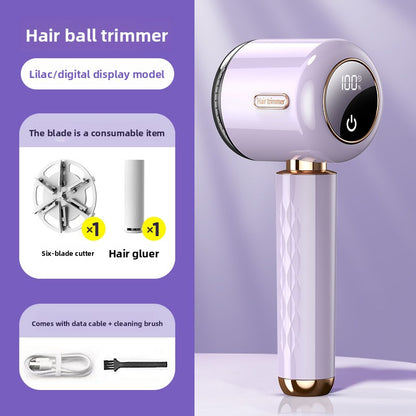 Rechargeable Fabric Shaver with Digital Display