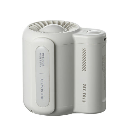 Outdoor waist-mounted fan