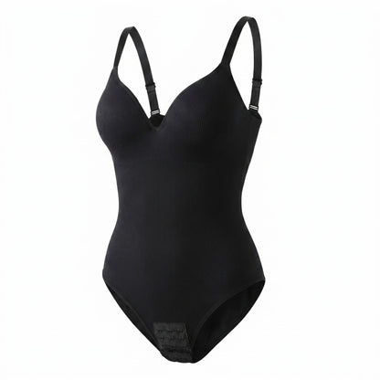 Braless V-Neck Tank Top Waist Cincher