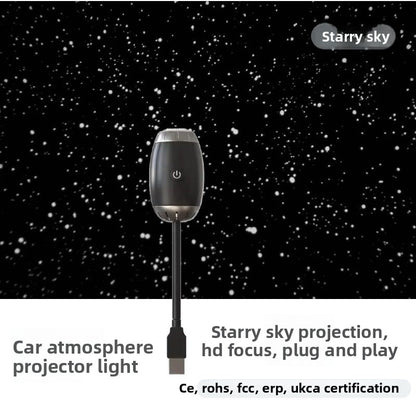 Star Projector Light with Galaxy Effect