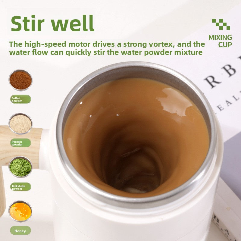 Automatic Magnetic Stirring Cup with Wireless Charging