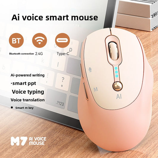 AI Voice Translation Wireless Mouse