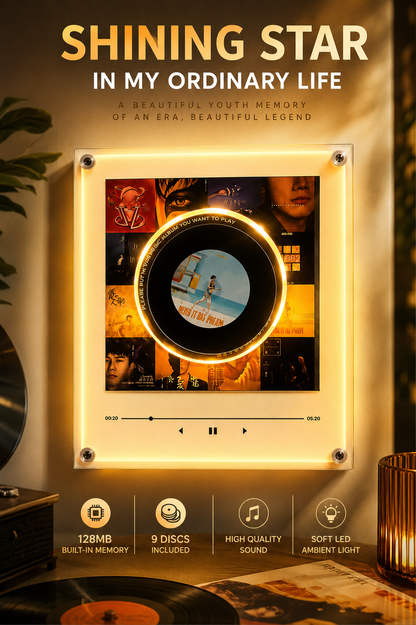 Customizable NFC Refrigerator Night Light with Music Player