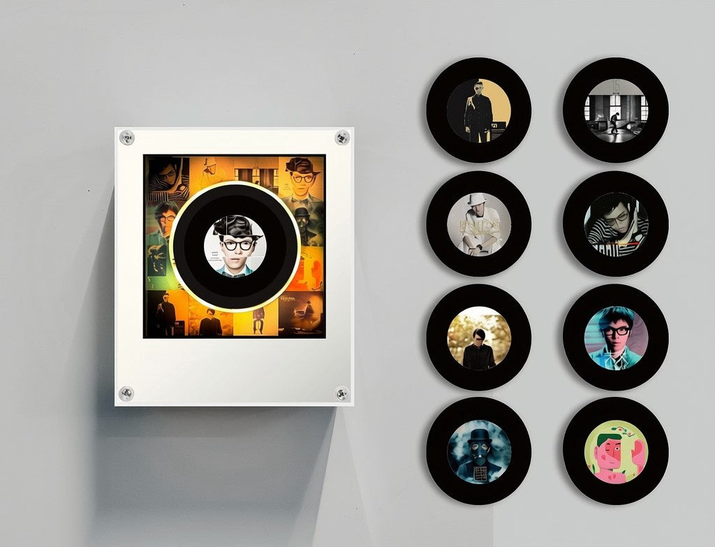 Customizable NFC Refrigerator Night Light with Music Player