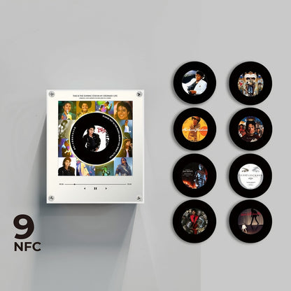 Customizable NFC Refrigerator Night Light with Music Player