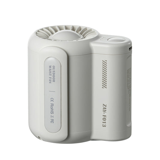 Outdoor waist-mounted fan
