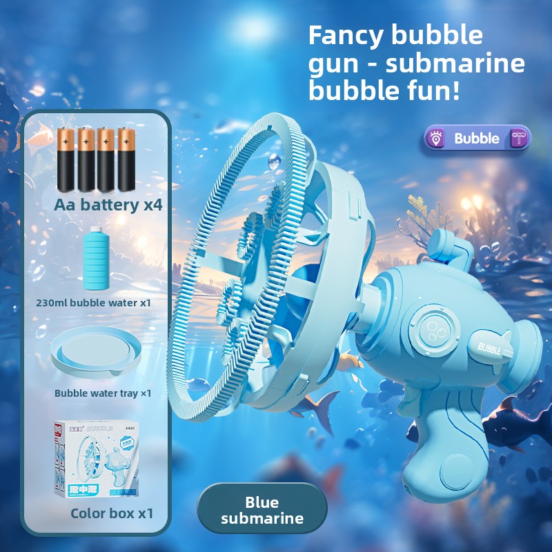 Handheld Electric Bubble Machine for Children
