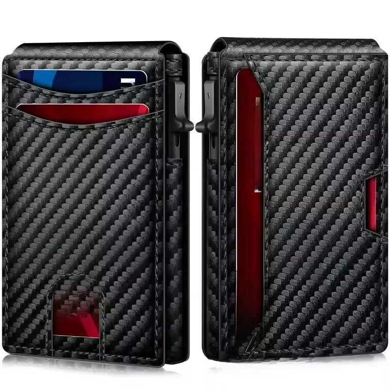 Aluminum Alloy Flip Card Holder