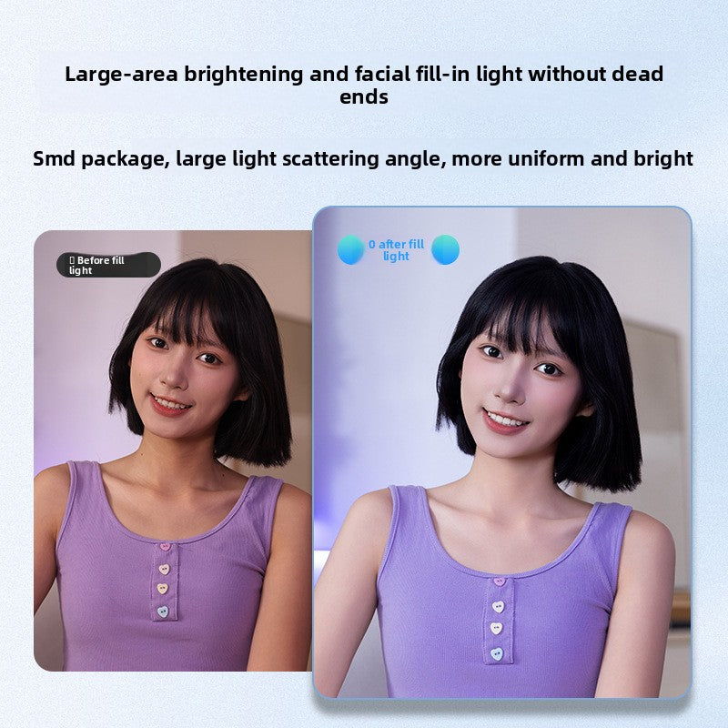 Portable Mini Fill Light with Clip