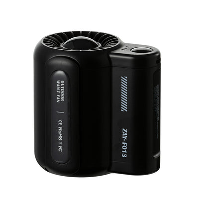Outdoor waist-mounted fan