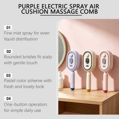Electric Spray Airbag Massage Comb