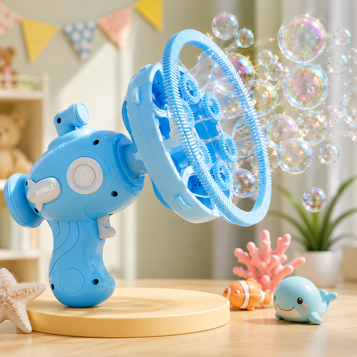 Handheld Electric Bubble Machine for Children